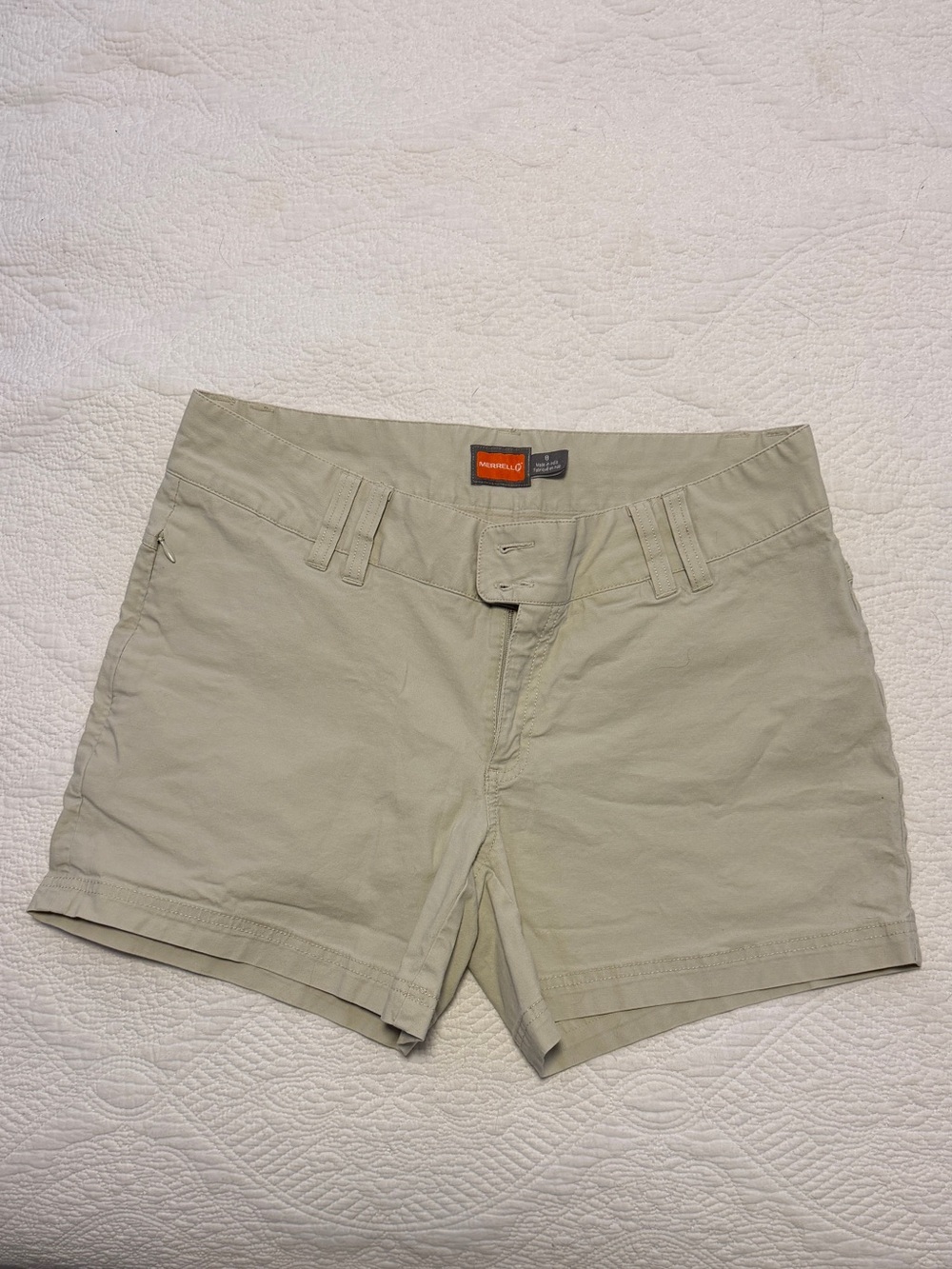 Merrell Women's Khaki Outdoor Stretch Shorts